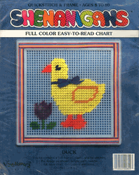 Shenanigans, Duck kit, quick stitch & frame<br><font color=red>50% off</font>