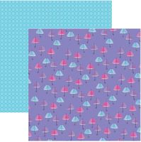 Shimelle Sparkle City Collection, Rainy Day, double-sided scrapbook paper (American Crafts)