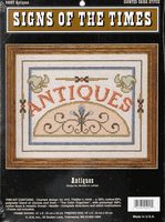 Signs of the Times: Antiques, 10" x 8" cross stitch kit (LeClair)