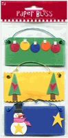 Christmas - Signs of the Season, 3D Cardstock scrapbook stickers (Paper Bliss)