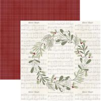 Silent Night Collection - Reason for the Season, double-sided scrapbook paper (Simple Stories)<br><font color=red>25% off</font>