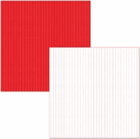 Simply Luxe Red, scrapbook paper, Pinstripe (Luxe Design)