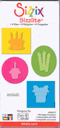 Sizzix Sizzlits Die Set 4PK, Birthday Knockout Set, scrapbook<br><font color=red>50% off</font>