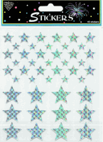 Nicole Stickers, Stars, scrapbook stickers<br><font color=red>50% off</font>