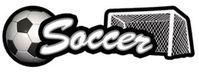Soccer, Sport Topper, scrapbook sticker (Stamping Station)