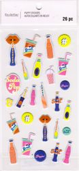 Soda Pop, 3D scrapbook stickers 4x7" (Recollections) 