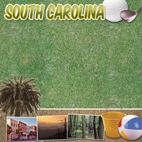 South Carolina, Travel, States, scrapbook paper (Stamping Station)