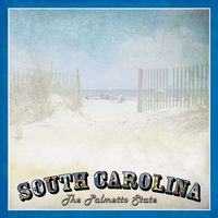 South Carolina Vintage, States scrapbook paper (Stamping Station)