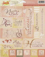 Spanish language Stickers, Wedding (etiquetas engomadas espa�olas) (Spanish Memories)