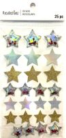 Sparkly Stars, 3D scrapbook stickers 4x7" (Recollections)