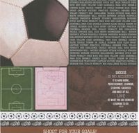 Sports Collection, Soccer Journal, scrapbook paper (Kaisercraft)<br><font color=red>25% off</font>