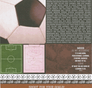 Sports Collection, Soccer Journal, scrapbook paper (Kaisercraft)<br><font color=red>25% off</font>