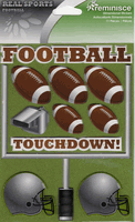 Sports, dimensional scrapbook stickers (Reminisce)<br>(3_choices)
