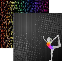Sports, Gymnastics, scrapbook papers<br>(11_choices)