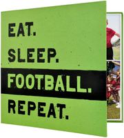 Sports Post Bound Album, Football, 13.5" x 12.5" scrapbook (MBI)