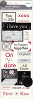 Story of Us, embossed 12" scrapbook stickers (Momenta)<br><font color=red>50% off</font>