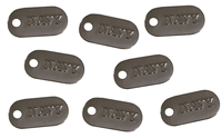 Military Tags: Navy, scrapbook embellishments, 12/pk (Eyelet Outlet)