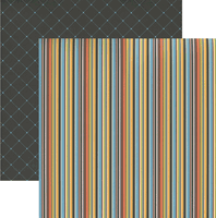 Stripestock Collection, Elizabeth, double-sided, scrapbook cardstock (Reminisce)<br><font color=red>50% off</font>