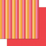 Stripestock Collection, Shelley, double-sided scrapbook cardstock (Reminisce)<br><font color=red>50% off</font>