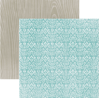 Summer Stories Collection, Filigree, double-sided, wood grain scrapbook paper (Teresa Collins)<br><font color=red>50% off</font>