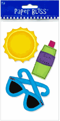 Sunny Day, scrapbook stickers (Paper Bliss)