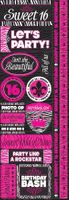 Sweet 16, Cardstock Stickers, scrapbook (Reminisce)