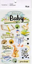 Sweet Baby, 3D scrapbook stickers 4x7" (Recollections)