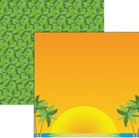 Tales of the Tropics, double-sided scrapbook paper (Reminisce)
