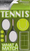 Tennis, sports, dimensional scrapbook stickers (Reminisce)