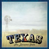 Texas Vintage, States scrapbook paper (Stamping Station)
