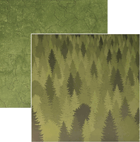 The Great Outdoors - Forever Green, DS scrapbook paper (Reminisce)