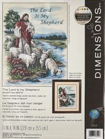The Lord is My Shepherd, STAMPED cross stitch kit (Dimensions)