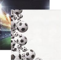 The Soccer Collection, Soccer Border, double-sided, scrapbook cardstock Reminisce)