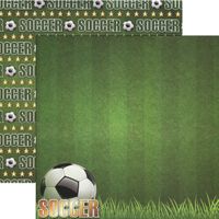 The Soccer Collection, Soccer, double-sided, scrapbook cardstock Reminisce)