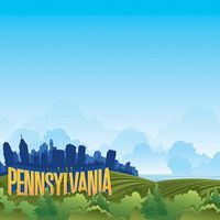 The State Line Collection, Pennsylvania, single-sided scrapbook paper (Reminisce)<br><font color=red>25% off</font>