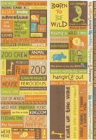 The Wild Collection, Die Cut Stickers, 8"x12", scrapbook (Reminisce)<br><font color=red>50% off</font>