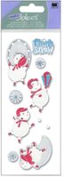 Think Snow, Christmas 3-D scrapbook stickers (A Touch of Jolee's)