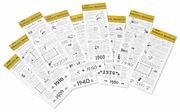 Year Stickers (1901 thru 2012 most years available) Timeless Moments scrapbook stickers<br>(It Takes Two)<br><font color=red>50% off</font>