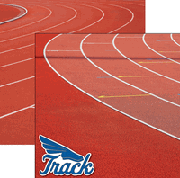 Track & Running, Real Sports Collection, double-sided, scrapbook paper (Reminisce)<br><font color=red>25%</font>