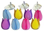 Tulip, Scrapbook Brads, 12/pk (Eyelet Outlet)