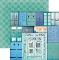 Ubud Dreams Collection, Mantra, Doors double-sided scrapbook paper (Kaisercraft)<br><font color=red>50% off</font>