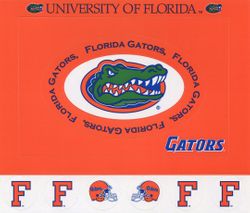 University of Florida (Gators), cardstock Frame stickers, 6x7" scrapbook (Sports Solution)