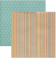 Unwritten Collection, Colorful, double-sided scrapbook paper (Reminisce)<br><font color=red>50% off</font>