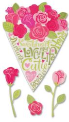 Valentine's Day & Love, Le Grande, scrapbook stickers (Jolee's Boutique)<br>(10_choices)<br><font color=red>up to 50% off</font>