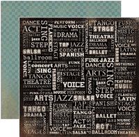 Velvet Ensemble Collection, Entertain, double-sided scrapbook paper (Kaisercraft)<br><font color=red>50% off</font>