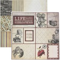 Velvet Ensemble Collection, Stage Show, double-sided scrapbook paper (Kaisercraft)<br><font color=red>50% off</font>