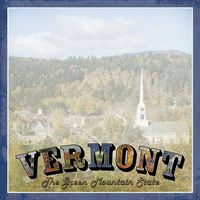 Vermont Vintage, States scrapbook paper (Stamping Station)