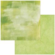 Vintage Artistry Everywhere Collection, Green, double-sided scrapbook paper (49 and Market)<br><font color=red>25% off</font>