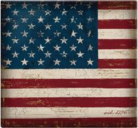 Vintage Flag, post bound scrapbook Album 12"x12" (MBI)