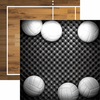 Volleyball Collection, Six Pack, double-sided, scrapbook paper (Reminisce)<br><font color=red>25% off</font>